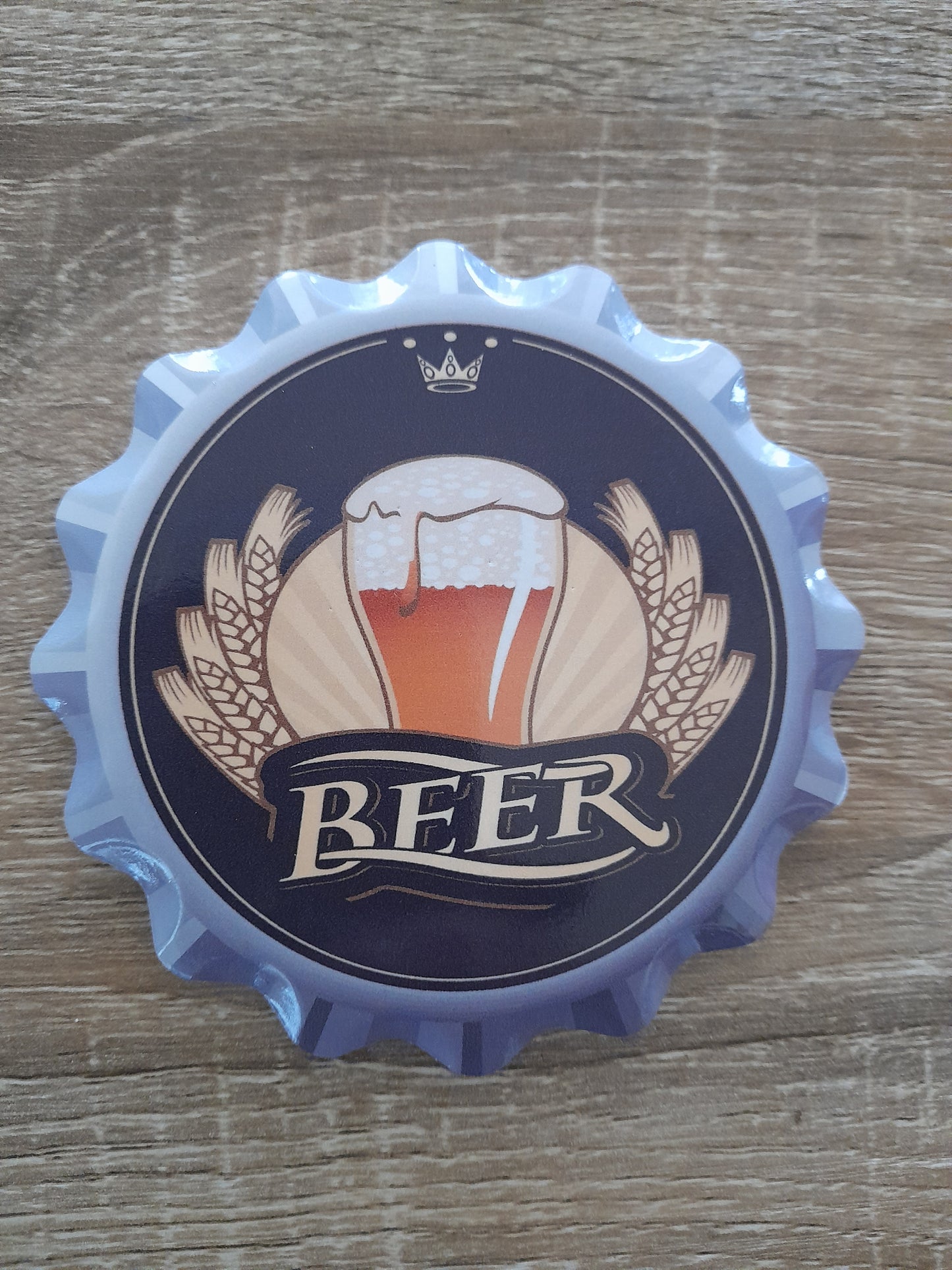 set 0f 4 ceramic beer coasters