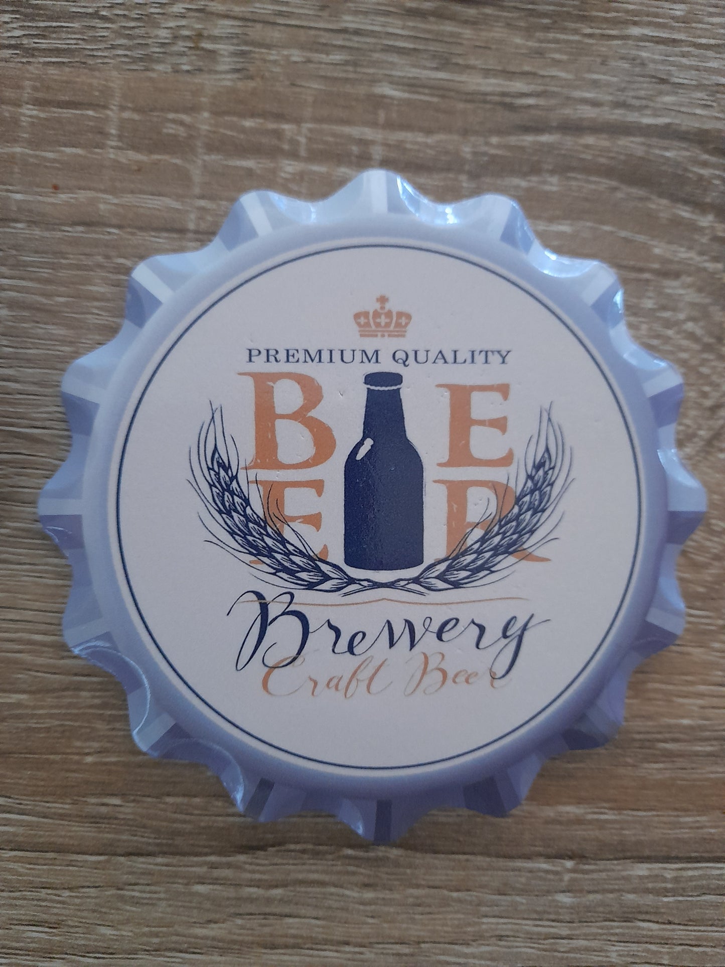 set 0f 4 ceramic beer coasters